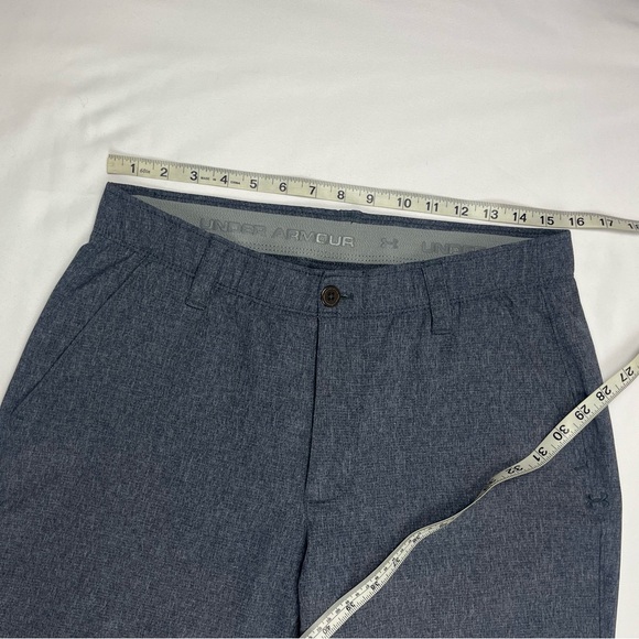 Under Armour Mens Golf Pants 32 x 30 Heathered Blue Vent Tech Performance EUC B9 - Picture 8 of 10